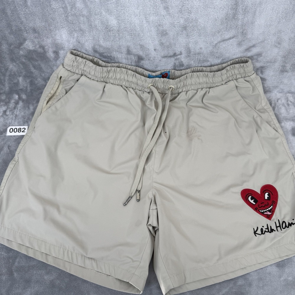 Keith Haring x Shoes Palace Shorts Men's Large Beige